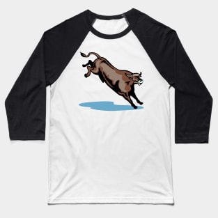 Bucking Bull Retro Baseball T-Shirt